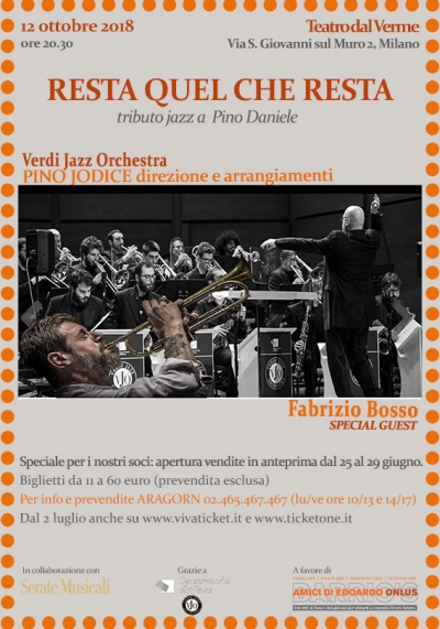 12 ottobre h.20.30 Teatro Dal Verme