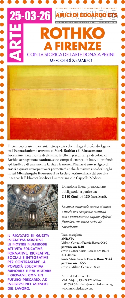 ROTHKO A FIRENZE