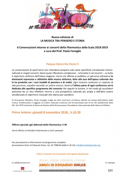 8 novembre h.18.30 Palazzo Clerici