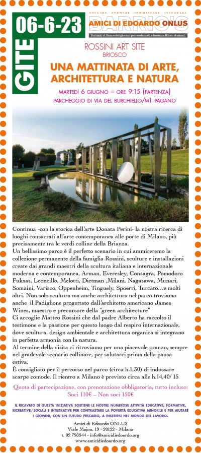 martedì 6 giugno ore 9.30